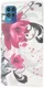 Motorola Moto G100 Hoesje Wallet Book Case met Rozen Print afbeelding 1