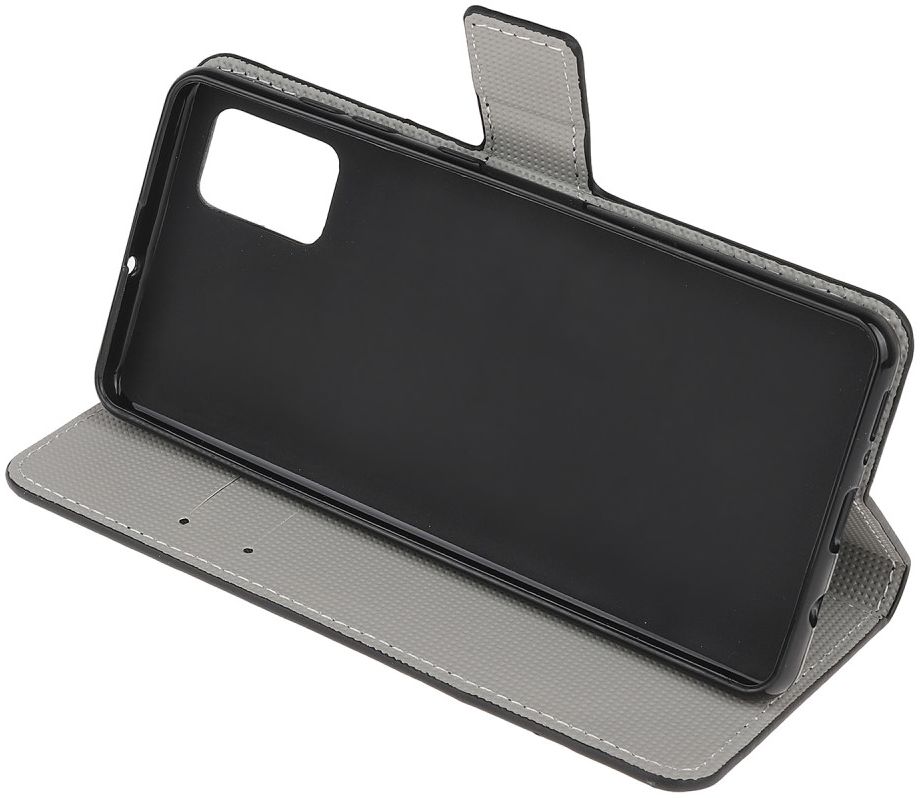 Motorola Moto G100 Hoesje Wallet Book Case met Rozen Print afbeelding 6