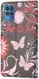Motorola Moto G100 Hoesje Wallet Book Case met Vlinder Print afbeelding 1