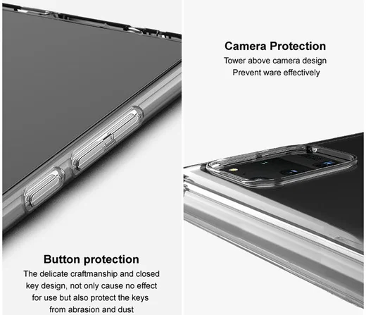 IMAK UX-5 Motorola Moto G100 Hoesje Flexibel en Dun TPU Transparant afbeelding 6