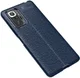Xiaomi Redmi Note 10 Pro Litchi Hoesje TPU met Leren Textuur Blauw afbeelding 2