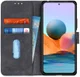 KHAZNEH Xiaomi Redmi Note 10 Pro Hoesje Retro Wallet Book Case Zwart afbeelding 1