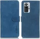 KHAZNEH Xiaomi Redmi Note 10 Pro Hoesje Retro Wallet Book Case Blauw afbeelding 6