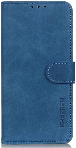 KHAZNEH Xiaomi Redmi Note 10 Pro Hoesje Retro Wallet Book Case Blauw afbeelding 2
