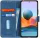 KHAZNEH Xiaomi Redmi Note 10 Pro Hoesje Retro Wallet Book Case Blauw afbeelding 1
