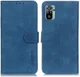 Xiaomi Redmi Poco M5s / Note 10(S) Hoesje Retro Wallet Book Case Blauw afbeelding 3