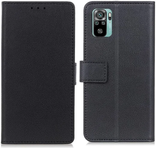Xiaomi Redmi Poco M5s / Note 10(S) Hoesje Wallet Book Case met Stand Zwart afbeelding 6
