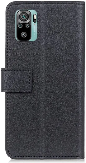 Xiaomi Redmi Poco M5s / Note 10(S) Hoesje Wallet Book Case met Stand Zwart afbeelding 1