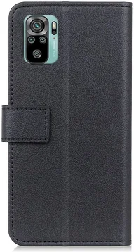 Xiaomi Redmi Poco M5s / Note 10(S) Hoesje Wallet Book Case met Stand Zwart