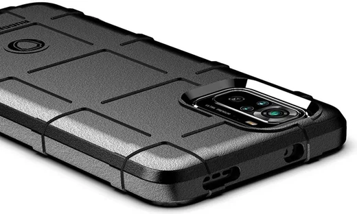 Xiaomi Redmi Note 10 / 10S Hoesje Rugged Shield Back Cover Blauw afbeelding 3
