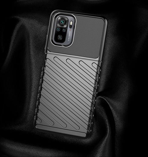 Xiaomi Redmi Note 10 / 10S Hoesje TPU Thunder Design Back Cover Groen afbeelding 6