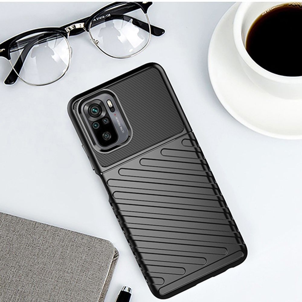 Xiaomi Redmi Note 10 / 10S Hoesje TPU Thunder Design Back Cover Groen afbeelding 7