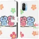 Xiaomi Poco F3 / Mi 11i Hoesje Portemonne Book Case uilen Print afbeelding 1
