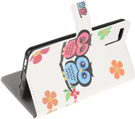 Xiaomi Poco F3 / Mi 11i Hoesje Portemonne Book Case uilen Print afbeelding 3