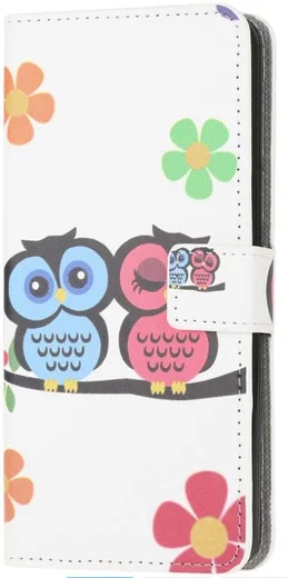 Xiaomi Poco F3 / Mi 11i Hoesje Portemonne Book Case uilen Print afbeelding 7