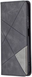 Xiaomi Redmi Poco M5s / Note 10(S) Hoesje Portemonnee Book Case Geometrie Zwart afbeelding