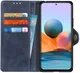 Xiaomi Redmi Note 10 Pro Hoesje Wallet Book Case Kunstleer Blauw afbeelding 1