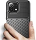 Xiaomi Mi 11 Lite Hoesje TPU Thunder Design Back Cover Zwart afbeelding 2
