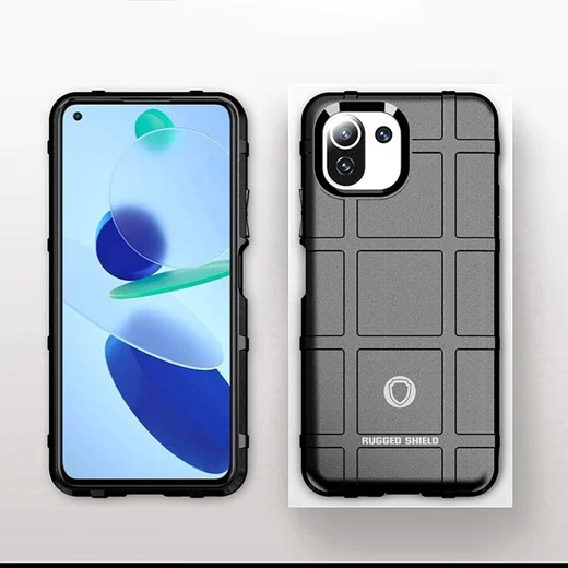 Xiaomi Mi 11 Lite 5G Hoesje Rugged Shield Back Cover Groen afbeelding 5
