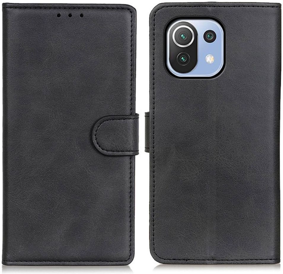 Xiaomi Mi 11 Lite 4G/5G Hoesje Portemonnee Book Case Zwart afbeelding 3
