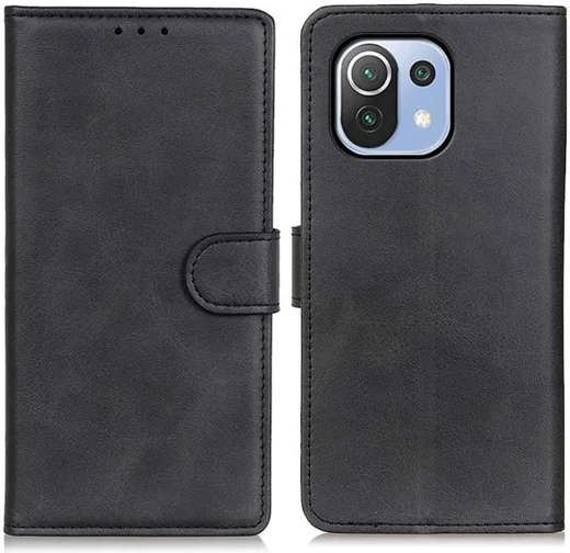 Xiaomi Mi 11 Lite 4G/5G Hoesje Portemonnee Book Case Zwart afbeelding 3