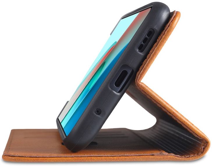 Xiaomi Redmi Note 10 Pro Hoesje Portemonnee Book Case Bruin afbeelding 8