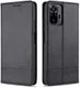 Xiaomi Redmi Note 10 Pro Hoesje Portemonnee Book Case Zwart afbeelding 4