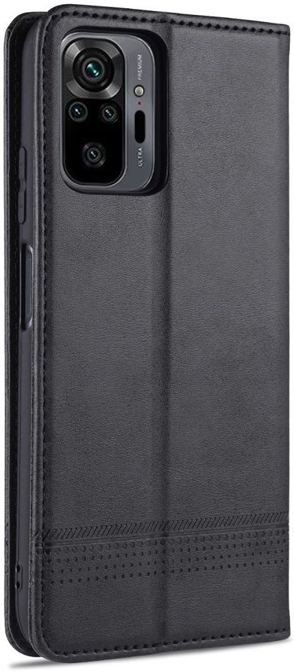 Xiaomi Redmi Note 10 Pro Hoesje Portemonnee Book Case Zwart afbeelding 3