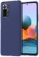 Xiaomi Redmi Note 10 Pro Hoesje Twill Slim Textuur Back Cover Blauw afbeelding 1