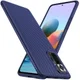 Xiaomi Redmi Note 10 Pro Hoesje Twill Slim Textuur Back Cover Blauw afbeelding 2