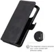 Xiaomi Poco F3 / Mi 11i Hoesje Portemonnee Book Case Kunstleer Zwart afbeelding 6