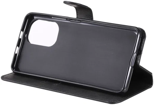 Xiaomi Poco F3 / Mi 11i Hoesje Portemonnee Book Case Kunstleer Zwart afbeelding 10