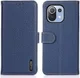 KHAZNEH Xiaomi Mi 11 Lite 4G/5G (NE) Hoesje Wallet Echt Leer Blauw afbeelding 3