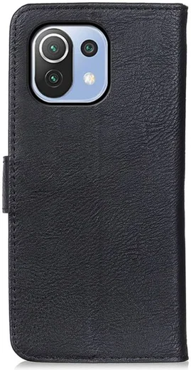 KHAZNEH Xiaomi Mi 11 Lite 4G/5G (NE) Hoesje Wallet Book Case Zwart afbeelding 5