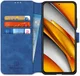 DG Ming Xiaomi Poco F3 / Mi 11i Hoesje Retro Wallet Book Case Blauw afbeelding 1