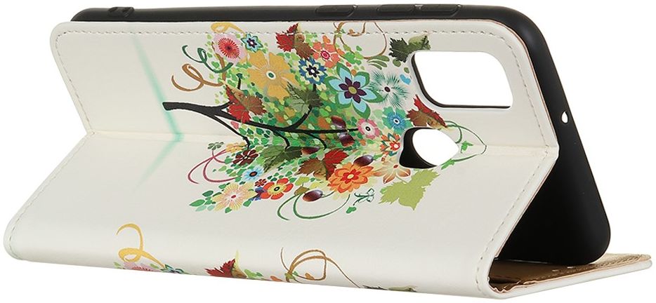Alcatel 1S / 3L (2021) Hoesje Portemonnee Book Case met Bloemen Print afbeelding 5