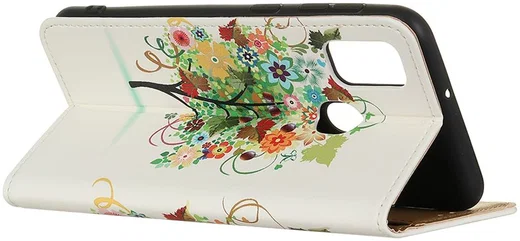 Alcatel 1S / 3L (2021) Hoesje Portemonnee Book Case met Bloemen Print afbeelding 5