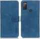 KHAZNEH Alcatel 1S / 3L (2021) Hoesje Retro Wallet Book Case Blauw afbeelding 5