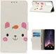 Oppo Find X3 Lite / Reno5 Hoesje Portemonnee Book Case Konijn Print afbeelding 3