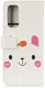 Oppo Find X3 Lite / Reno5 Hoesje Portemonnee Book Case Konijn Print afbeelding 1