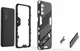 Oppo Find X3 Lite Hoesje Hybride Back Cover met Kickstand Zwart afbeelding 5