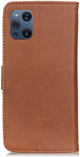 KHAZNEH Oppo Find X3 Pro Hoesje Portemonnee Book Case Bruin afbeelding 5
