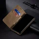 Oppo Find X3 Pro Hoesje Portemonnee Stof Textuur Book Case Groen afbeelding 4