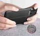 Oppo Find X3 Pro Hoesje Litchi Textuur Kunstleer Back Cover Zwart afbeelding 8
