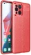 Oppo Find X3 Pro Hoesje Litchi Textuur Kunstleer Back Cover Rood afbeelding 1