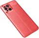 Oppo Find X3 Pro Hoesje Litchi Textuur Kunstleer Back Cover Rood afbeelding 2