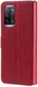 Oppo A54 5G Hoesje Portemonnee Book Case Kunstleer Rood afbeelding 2