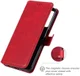 Oppo A54 5G Hoesje Portemonnee Book Case Kunstleer Rood afbeelding 4