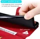 Oppo A54 5G Hoesje Portemonnee Book Case Kunstleer Rood afbeelding 5