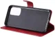 Oppo A54 5G Hoesje Portemonnee Book Case Kunstleer Rood afbeelding 10